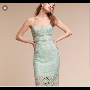 Alesha BHLDN dress in sage